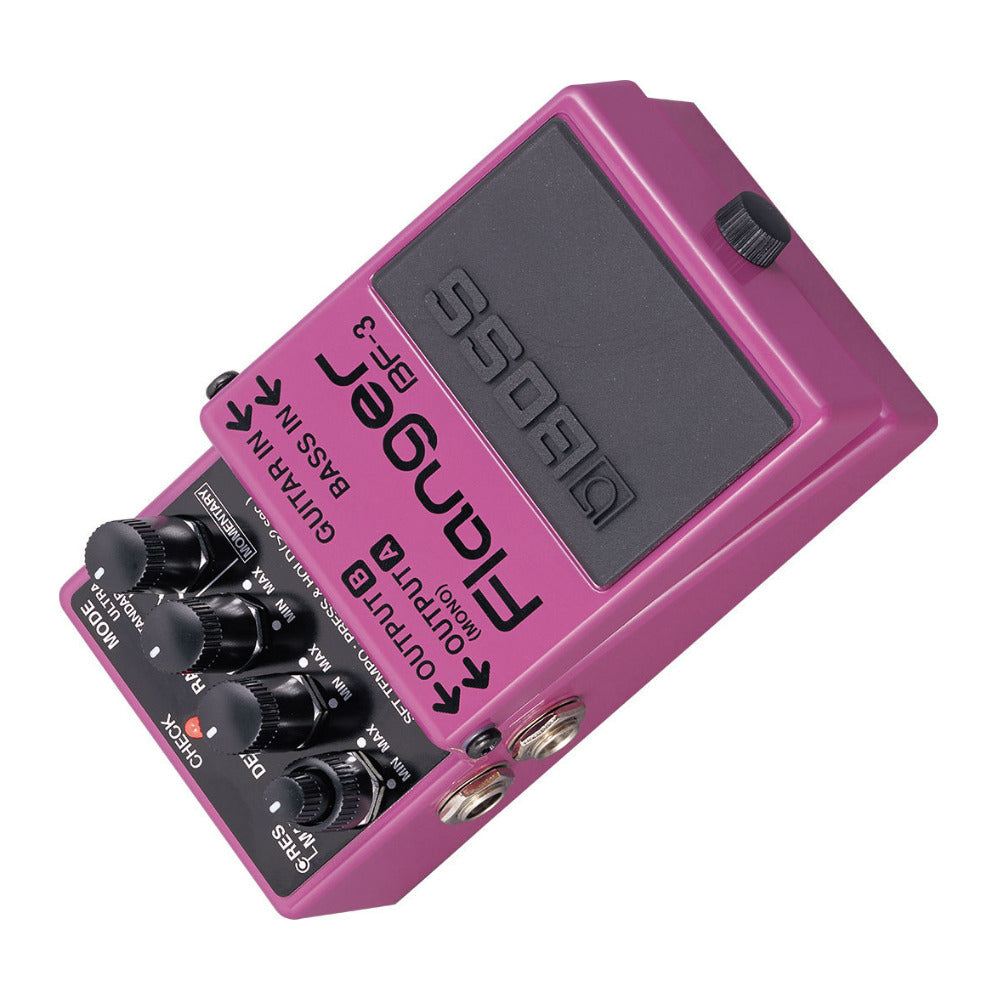 BOSS BF-3 Flanger Ultra and Gate/Pan Modes Guitar Effects Pedal with Bass Inputs