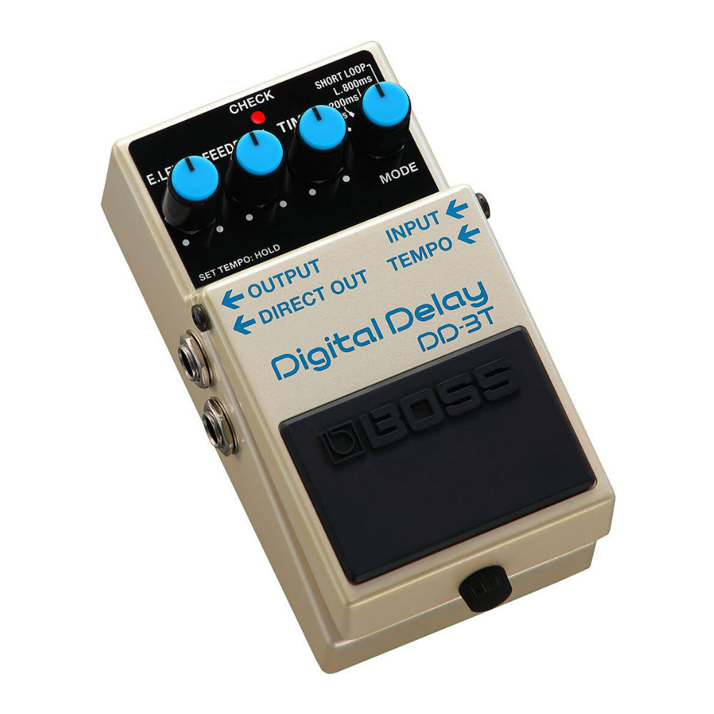 BOSS DD-3T Tap Tempo Direct Output Jack for Wet/Dry Setups Digital Delay Pedal