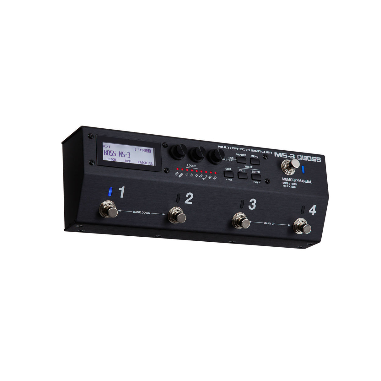 BOSS Multi Effects Switcher with Complete Foot Control, USB, and Remote Editing