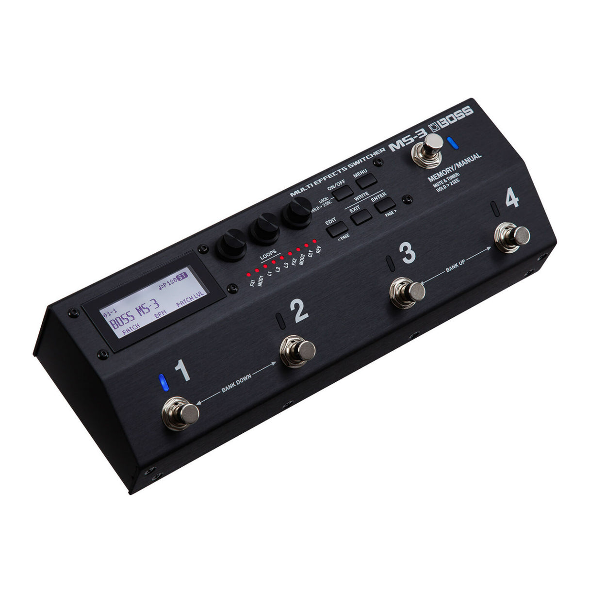 BOSS Multi Effects Switcher with Complete Foot Control, USB, and Remote Editing