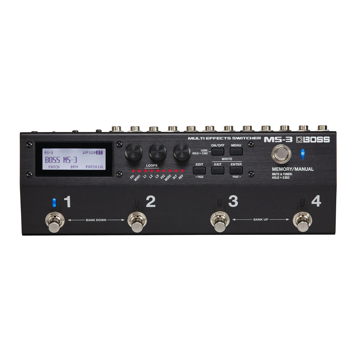 BOSS Multi Effects Switcher with Complete Foot Control, USB, and Remote Editing