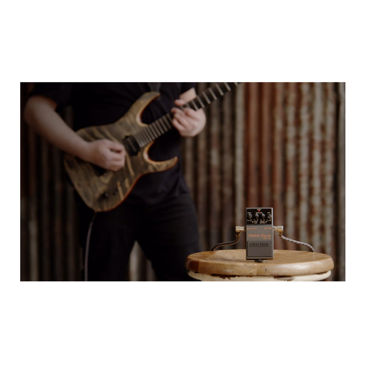 BOSS Metal Zone Distortion Guitar Pedal with Dual-Stage Gain Circuit