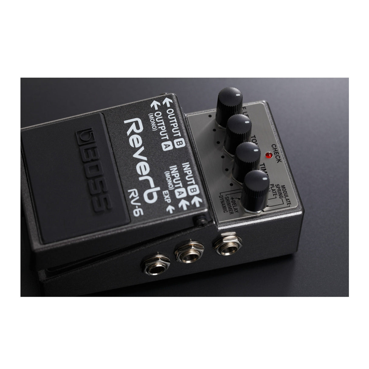 BOSS RV-6 Compact Eight Reverb Effect 100 Percent Wet Sound Digital Reverb Pedal