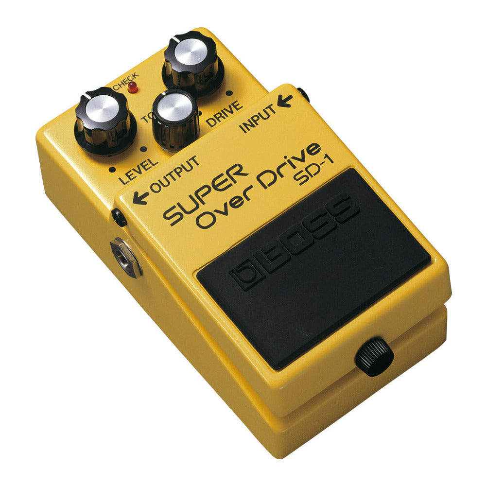 BOSS SD-1 Clipping Circuit Higher Drive Settings Super Overdrive Compact Pedal