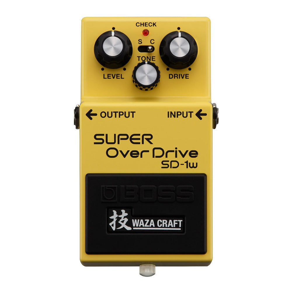 BOSS SD-1W Analog Circuitry Standard Mode Super Overdrive Guitar Pedal