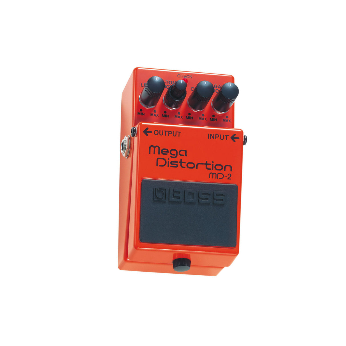 Boss MD-2 Mega Distortion Battery and Adapter Powered Tone Control Pedal