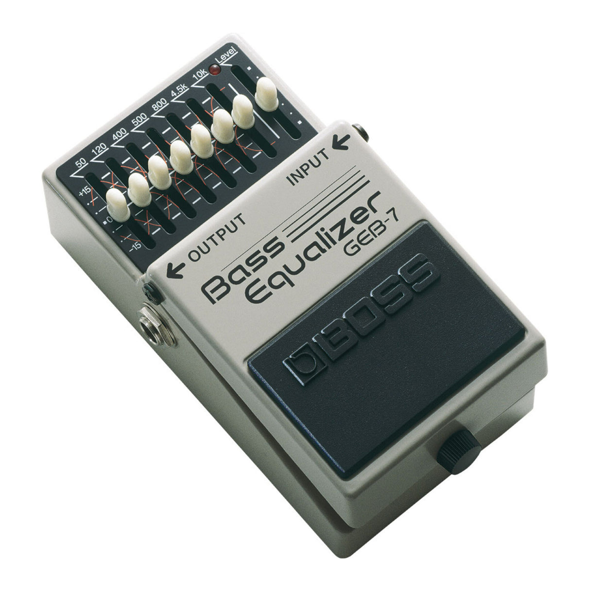 BOSS GEB-7 7-Band 50Hz to 10kHz Frequency EQ Pedal for Electric Bass Guitars