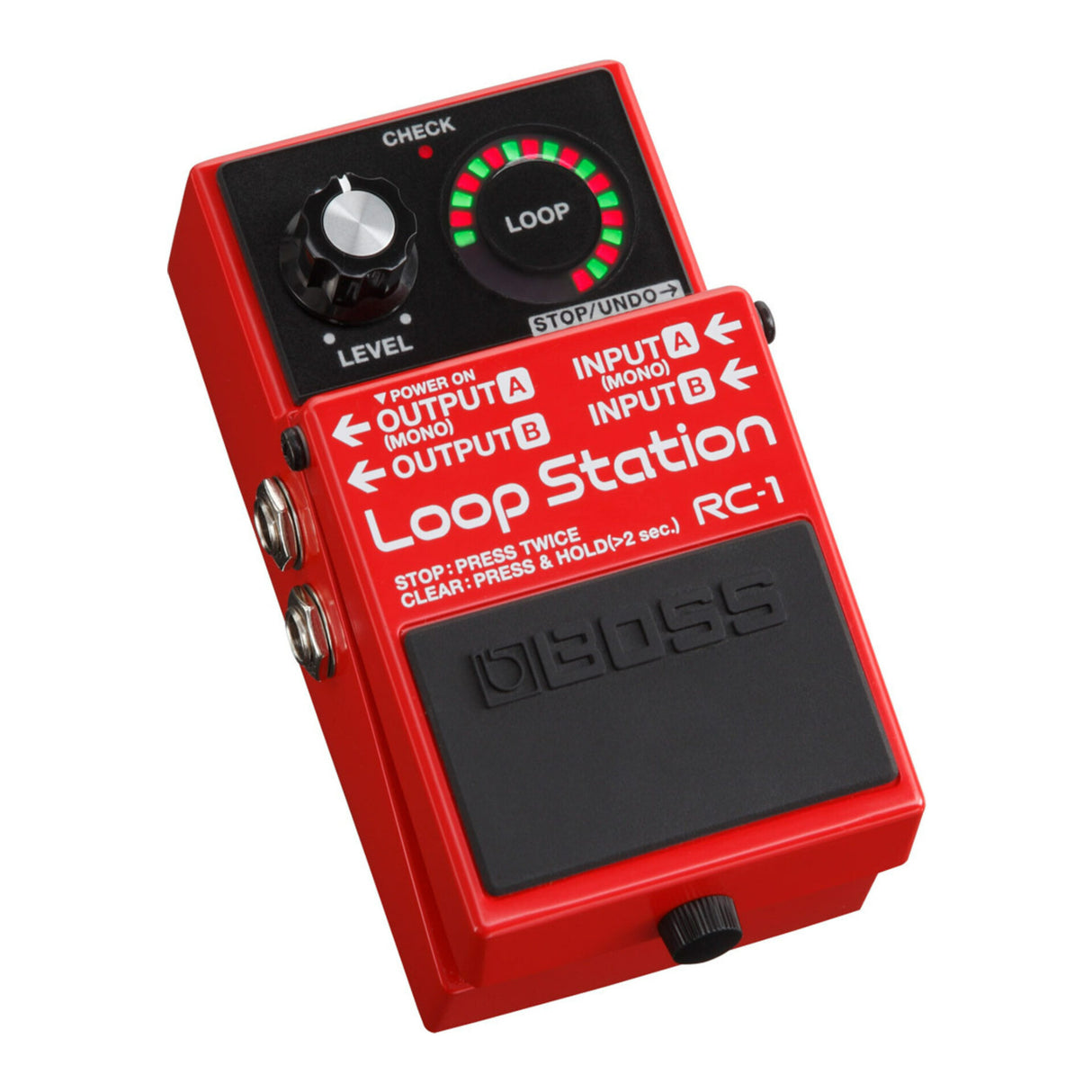 BOSS RC-1 Loop Station with Innovative Loop Indicator, Battery, and AC Power