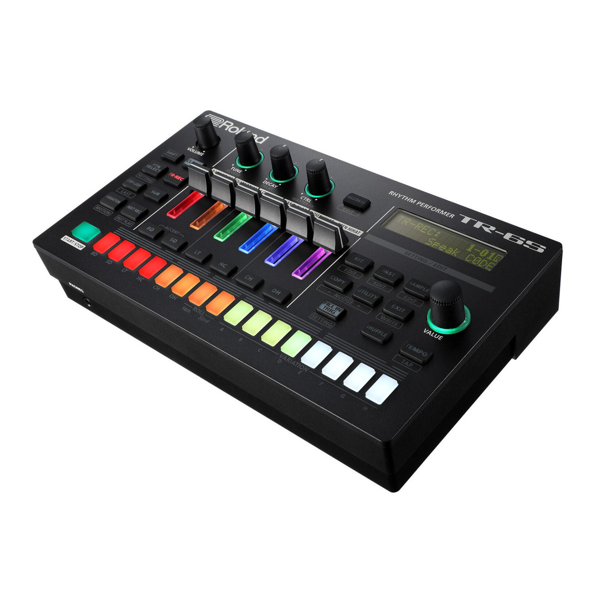 Roland Compact Battery-Powered Drum Machine with Editable FM Sound Engine