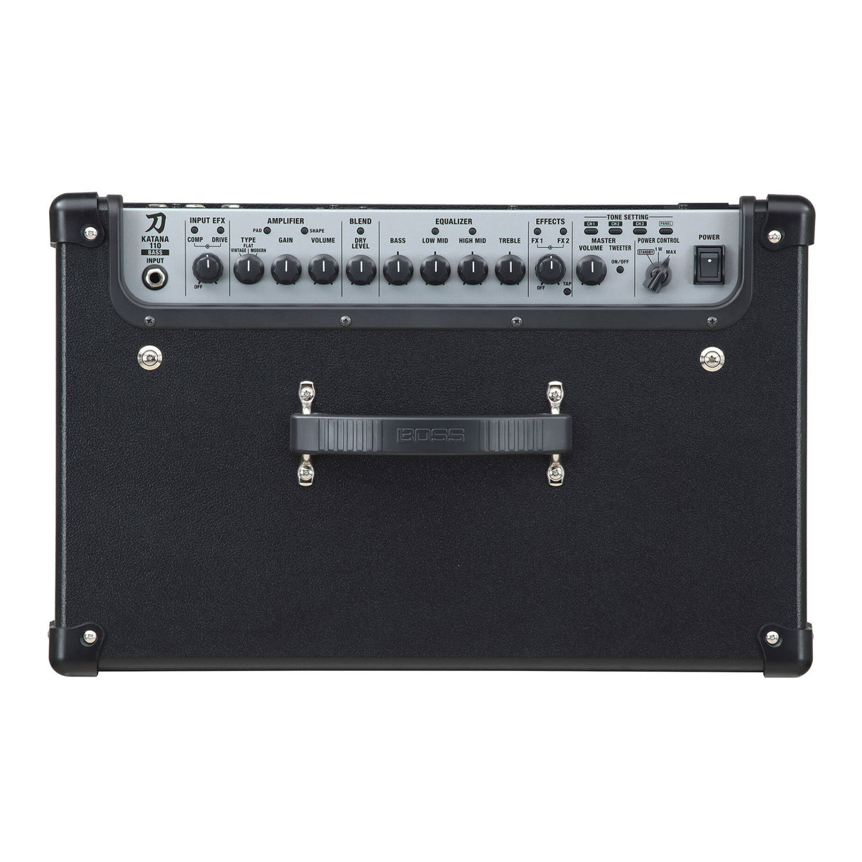 BOSS Katana-110 Bass 1 x 10-inch 60-Watt Portable Class AB Power Amp
