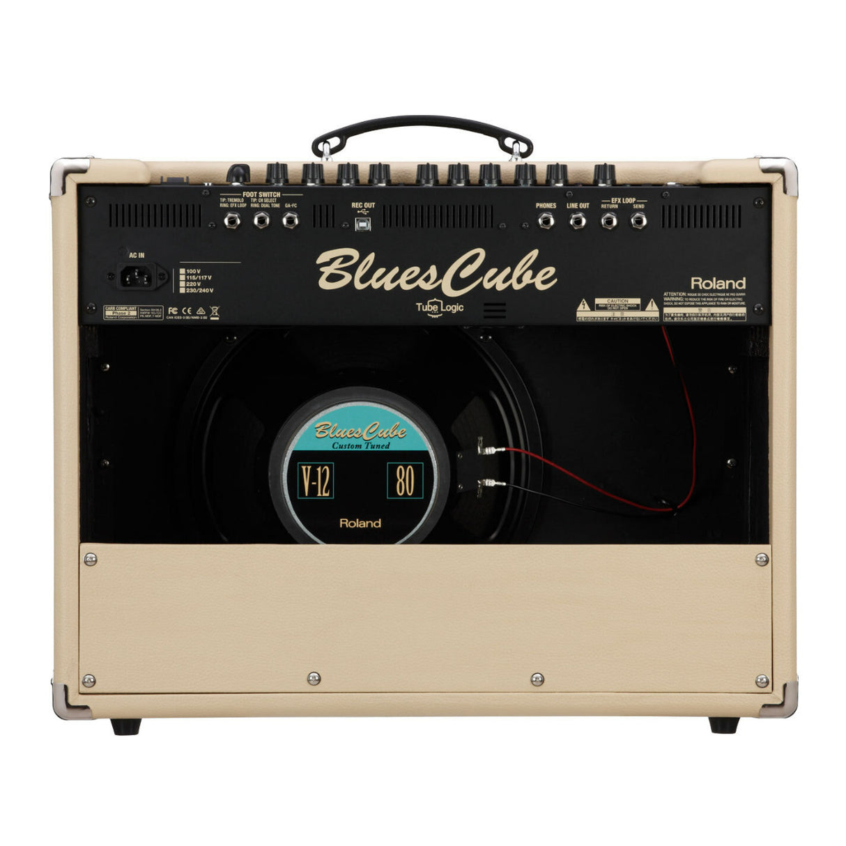 Roland Blues Cube Artist 1 x 12 Inch Guitar Amplifier (80-Watt, Vintage Blond)