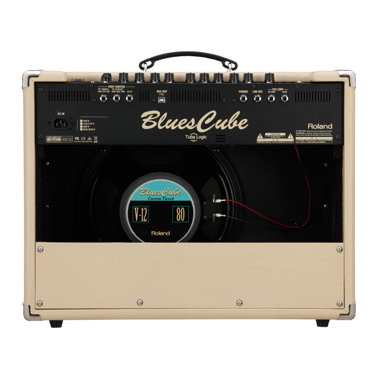 Roland Blues Cube Artist 1 x 12 Inch Guitar Amplifier (80-Watt, Vintage Blond)