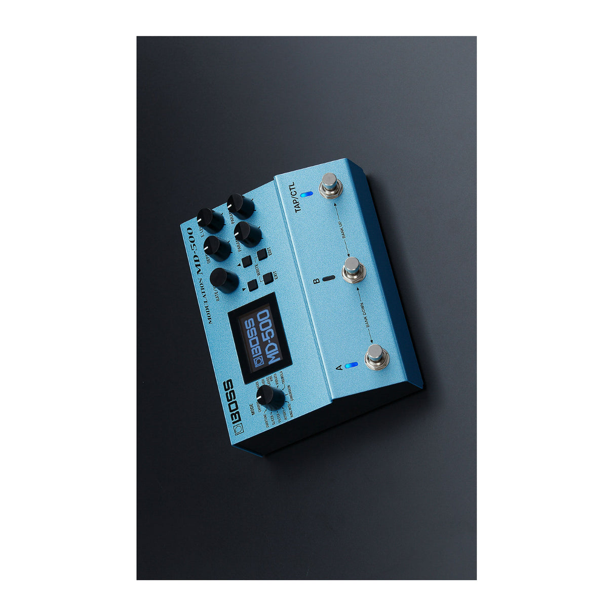 BOSS MD-500 Modulation Pedal with 12 Modes and 28 Modulation Types