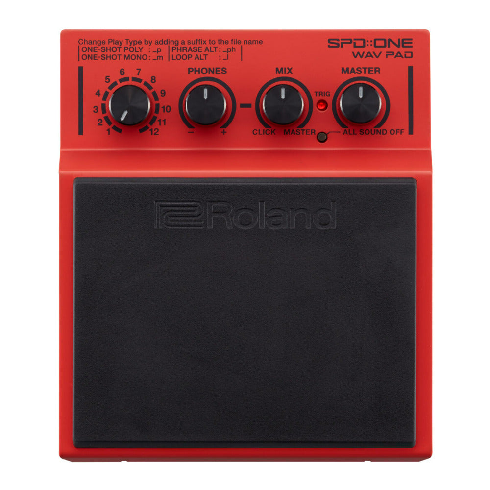 Roland SPD-One WAV Percussion Electronic Drum Pad with Mic Stands