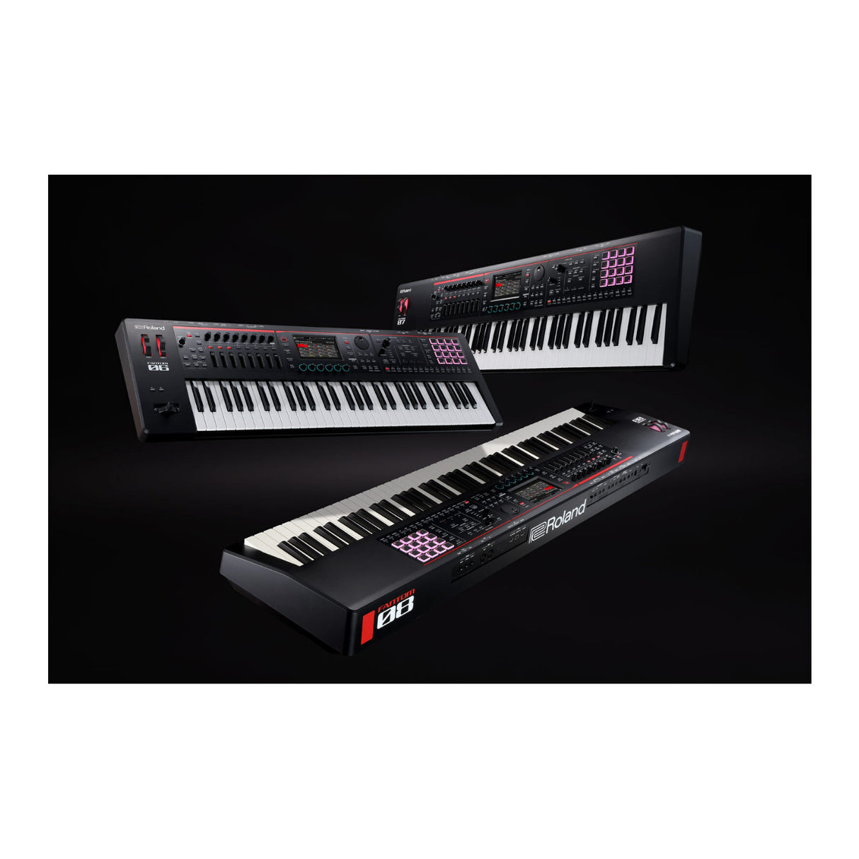 Roland 61-Note FANTOM-06 Synthesizer Keyboard With Color Touchscreen
