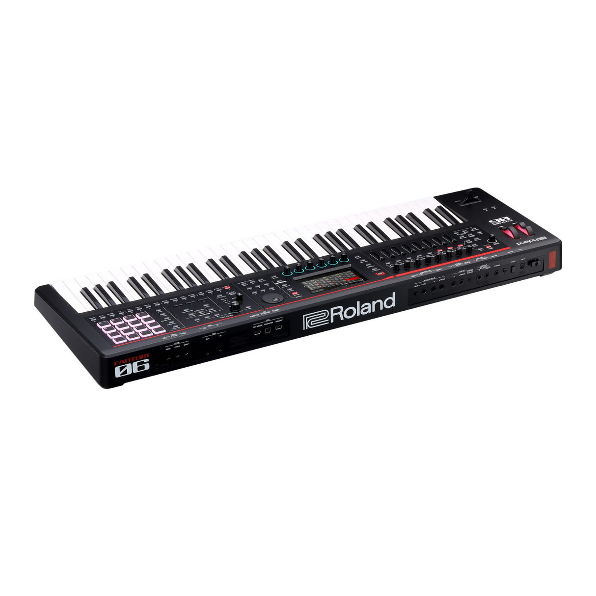 Roland 61-Note FANTOM-06 Synthesizer Keyboard With Color Touchscreen