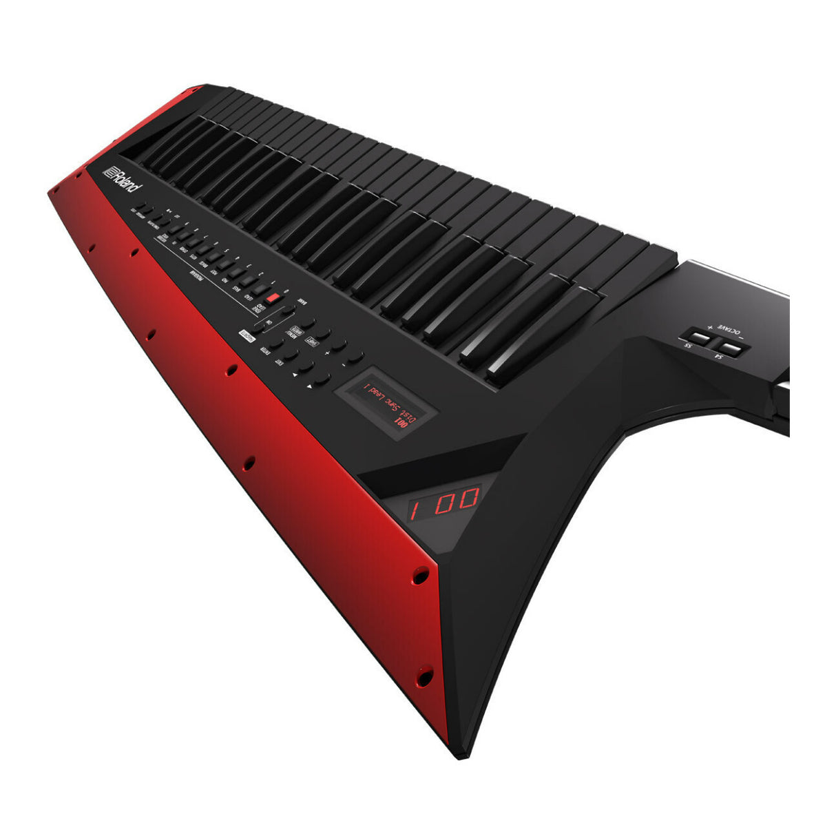Roland AX-Edge 49-Key Keytar with Velocity, and Channel After Touch (Black)