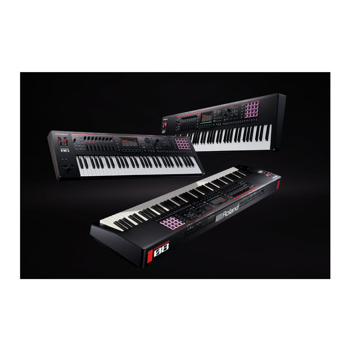 Roland 76-Note FANTOM-07 Synthesizer Keyboard With Color Touchscreen
