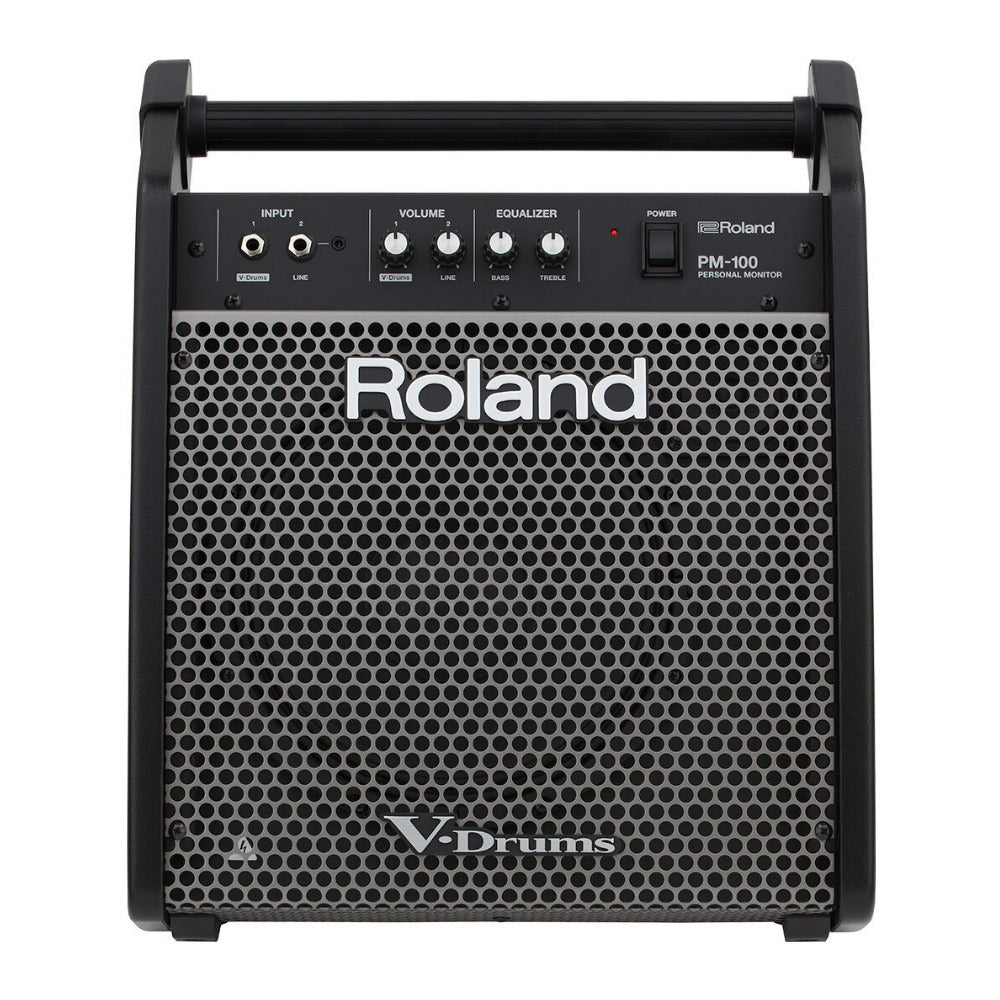 Roland PM-100 Compact 80-Watt Electronic V-Drum Set Monitor with Onboard Mixer