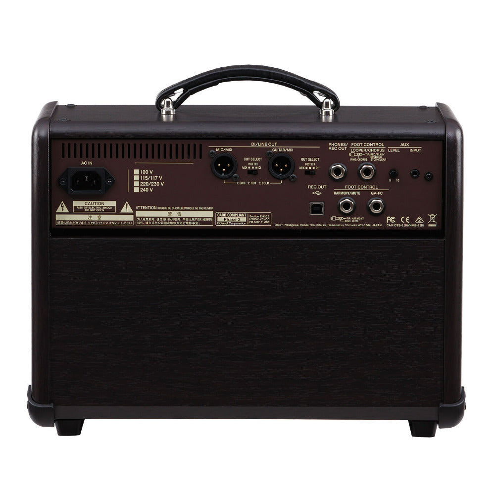 BOSS Acoustic Singer Live 60-Watt Bi-Amp Amplifier with Instrument Cables Bundle