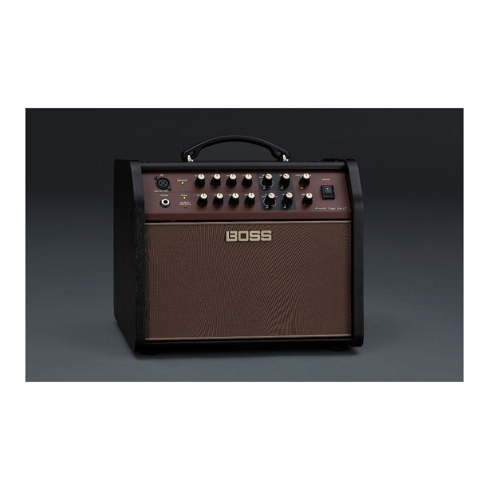 BOSS Acoustic Singer Live LT 60-Watt Bi-Amp Acoustic Guitar Amplifier Bundle