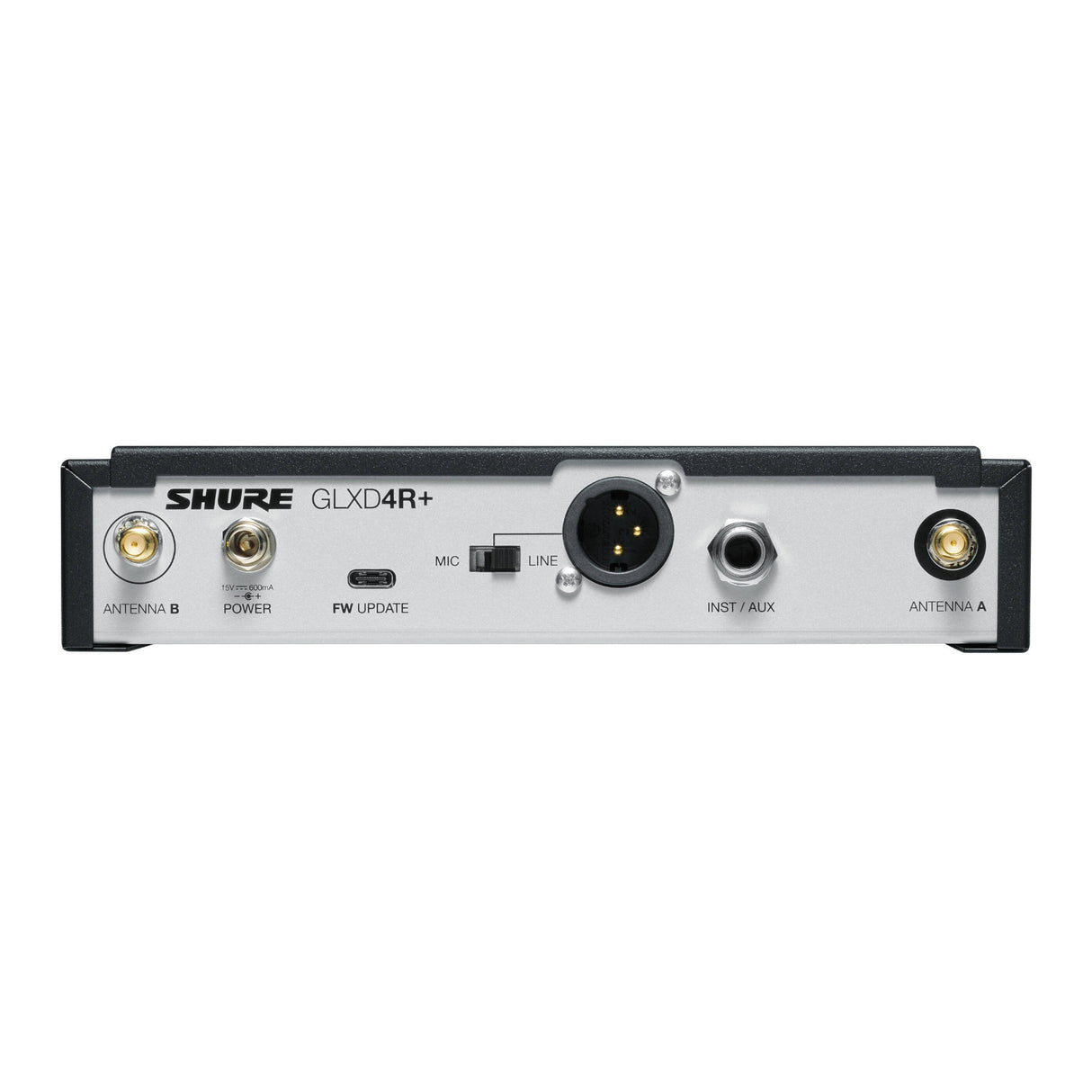 Shure GLXD124R+/85 Z3 Frequency Band Digital Wireless Combo System with SM58