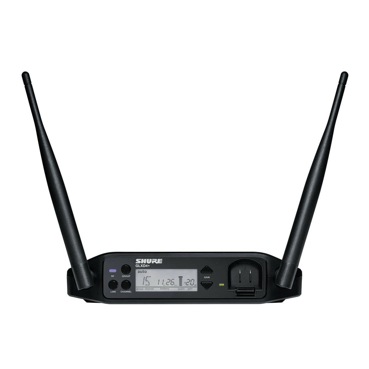 Shure GLXD24+/B87A Z3 Frequency Band Digital Wireless Handheld System (Black)