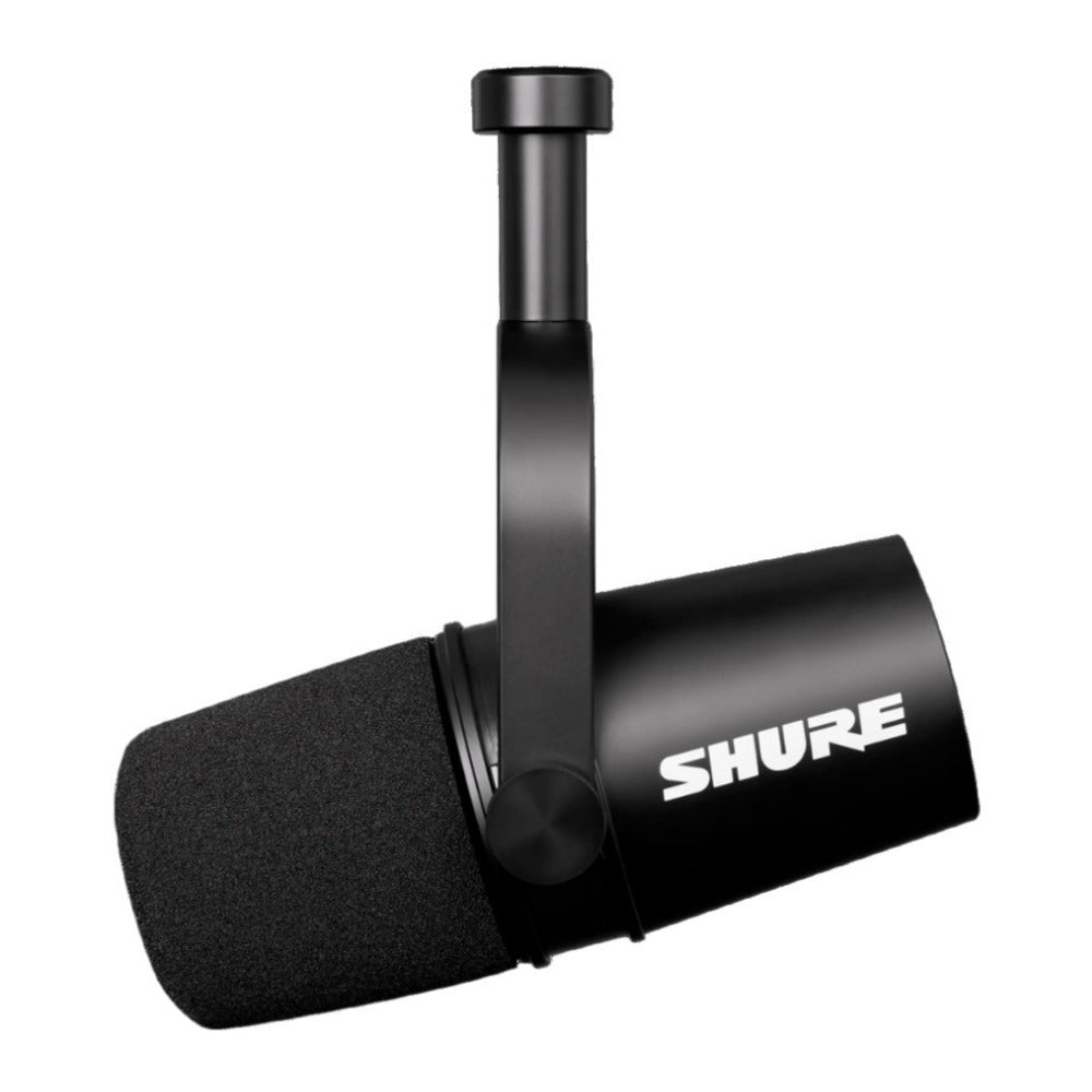 Shure MV7X Dynamic Podcast Microphone with Voice Isolation Technology (Black)