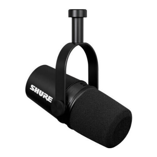 Shure MV7X Dynamic Podcast Microphone with Voice Isolation Technology (Black)