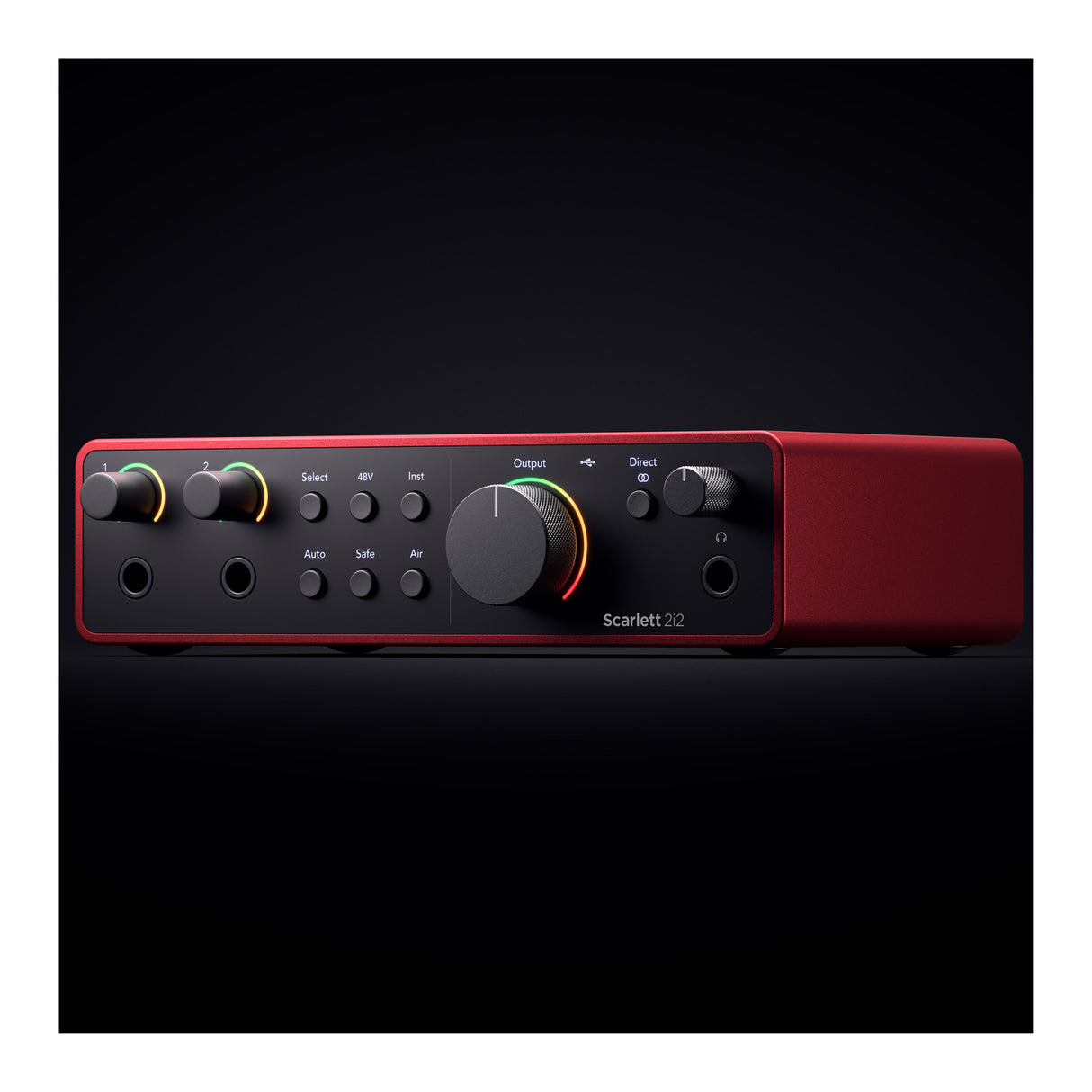 Focusrite Scarlett 2i2 4th Gen USB Audio Interface with Hi-Z Instrument