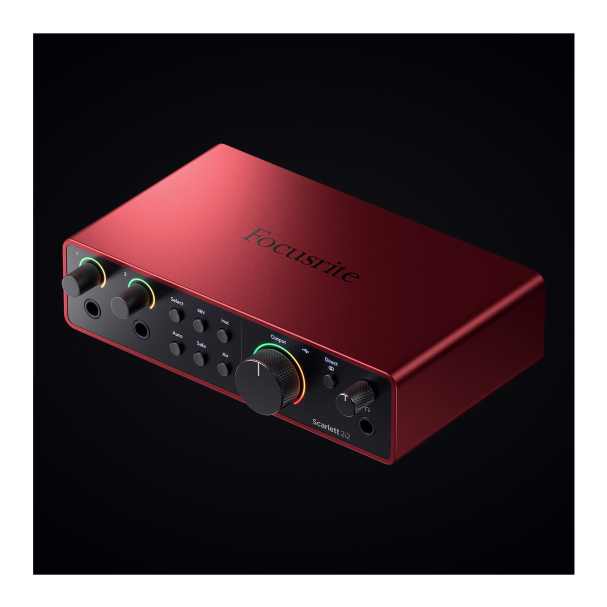 Focusrite Scarlett 2i2 4th Gen USB Audio Interface with Hi-Z Instrument