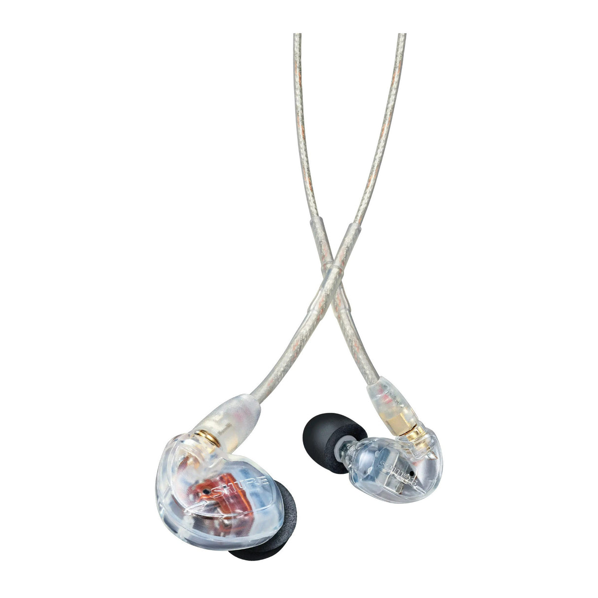 Shure SE535 Sound Isolating Earphones with 37dB Noise Cancellation (Clear)