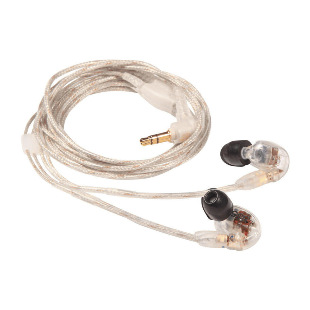 Shure SE535 Sound Isolating Earphones with 37dB Noise Cancellation (Clear)