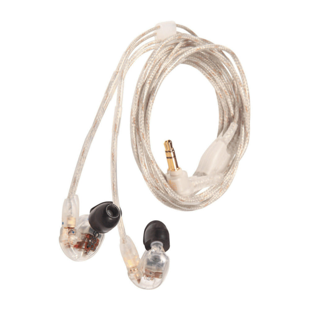 Shure SE535 Sound Isolating Earphones with 37dB Noise Cancellation (Clear)