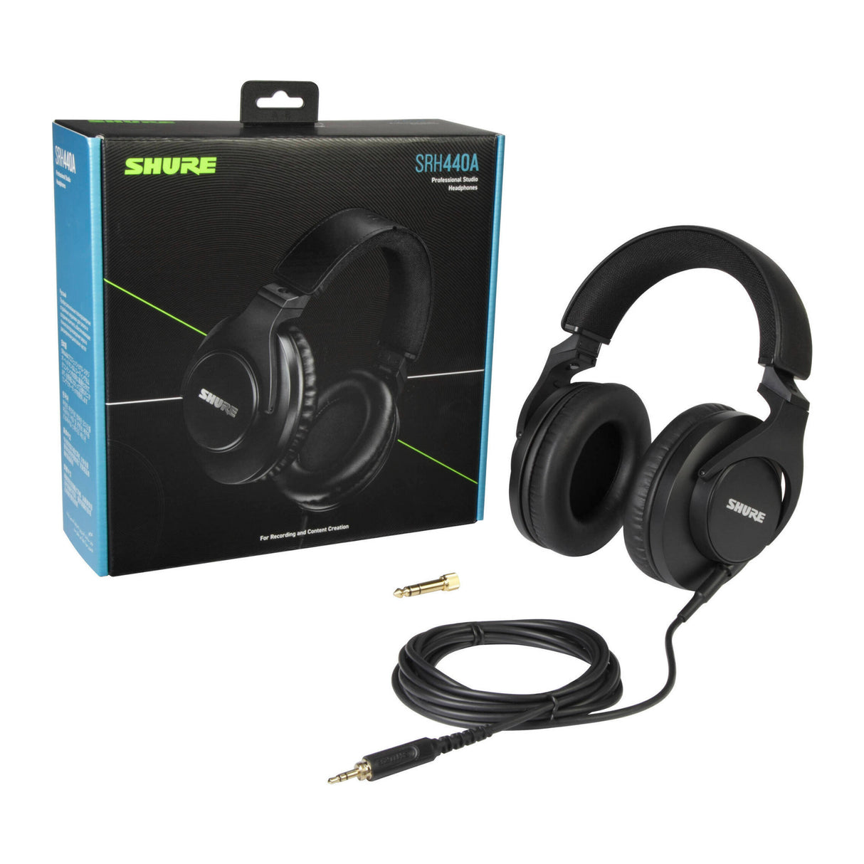 Shure Closed-Back Professional Studio Natural Sound Signature Headphones
