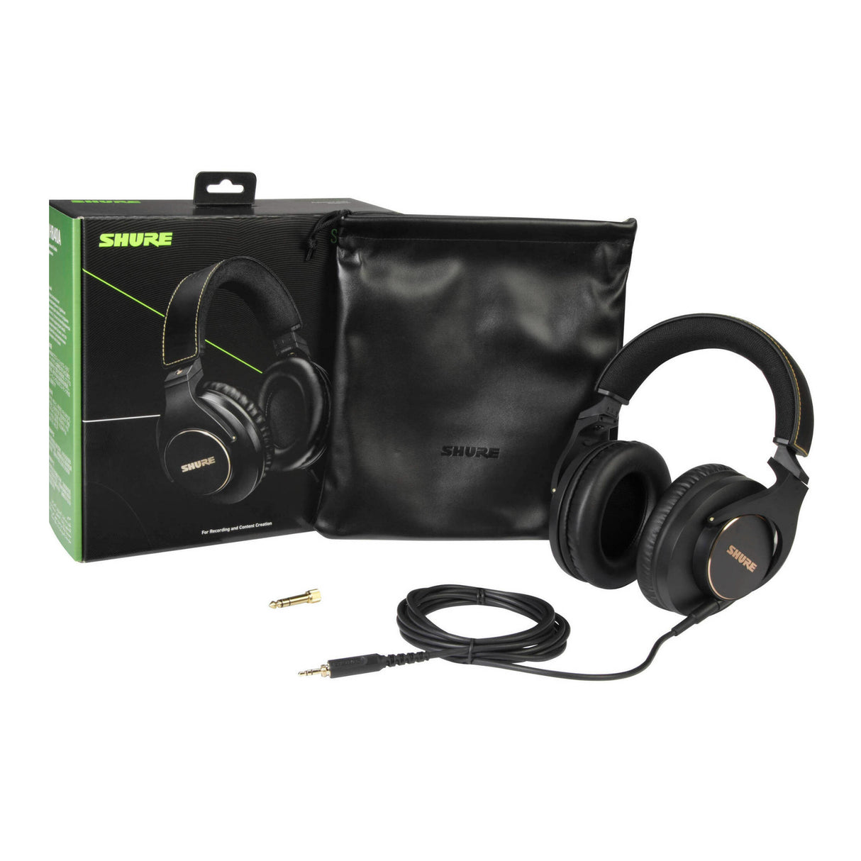 Shure Professional Studio Monitoring Collapsible Headphones with Padded Headband