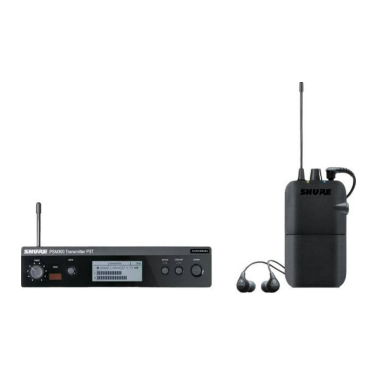 Shure P3TR112GR PSM300 Wireless In-Ear Monitoring System with SE112 Earphones