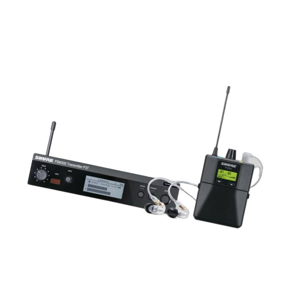 Shure P3TRA215CL PSM300 Wireless In-Ear Monitor System with SE215-CL Earphones