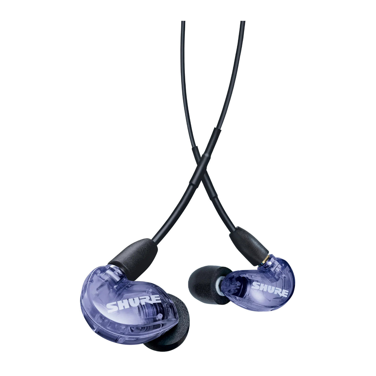 Shure SE215 Sound Isolating Earphones with 37dB Noise Cancellation (Purple)