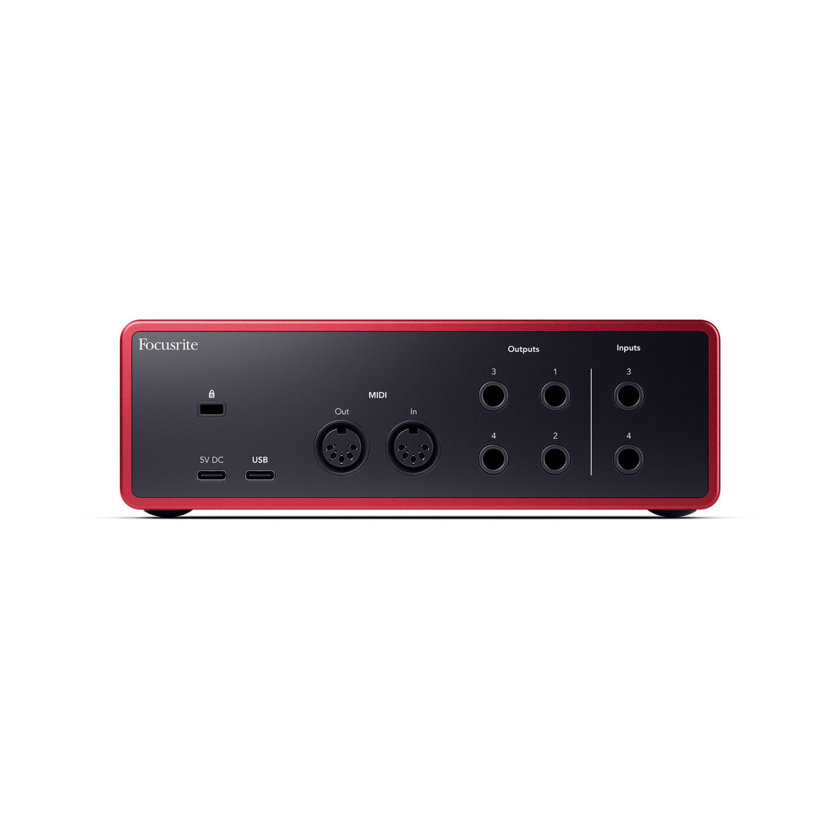 Focusrite Scarlett 4i4 4th Gen USB Audio Interface with Hi-Z Instrument