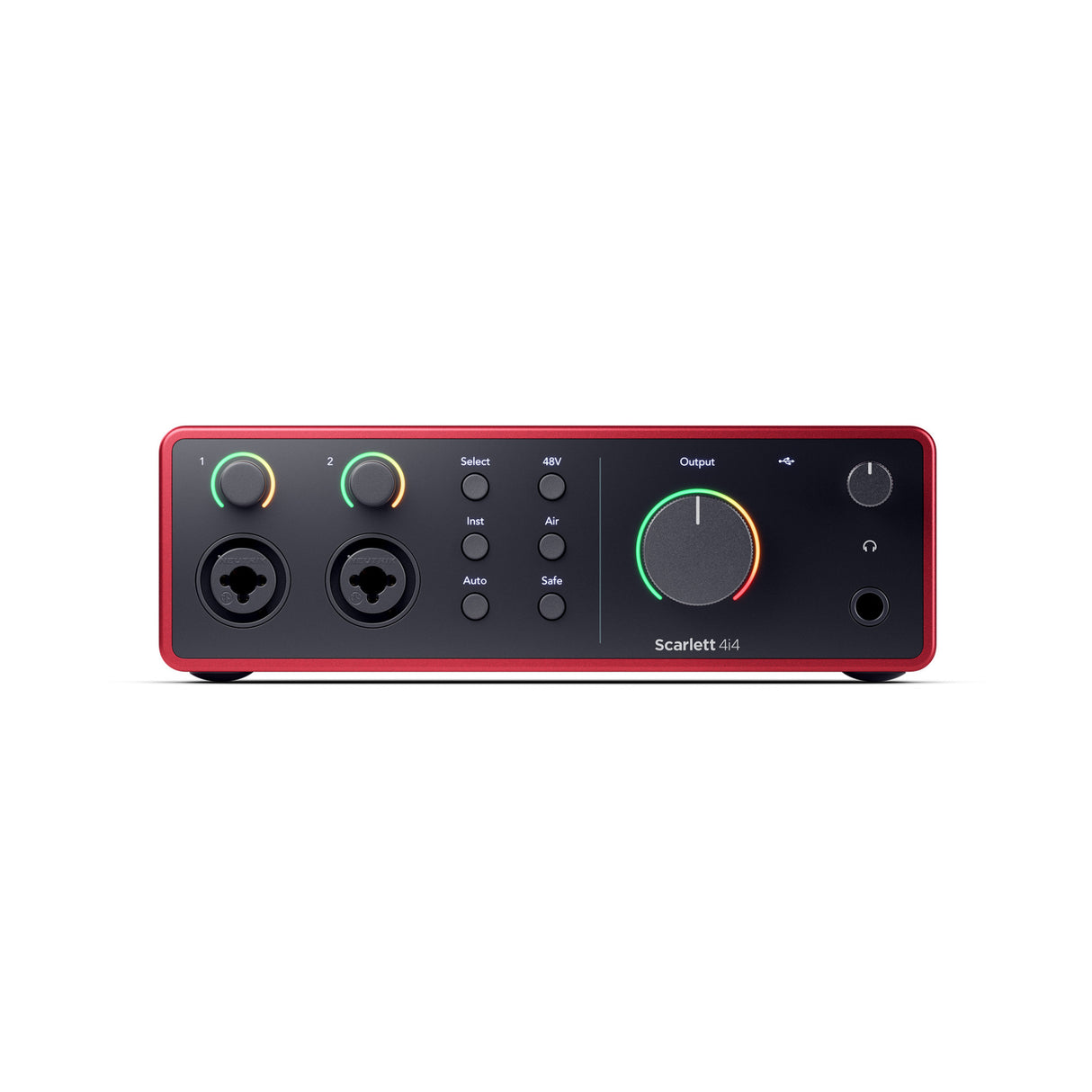 Focusrite Scarlett 4i4 4th Gen USB Audio Interface with Hi-Z Instrument