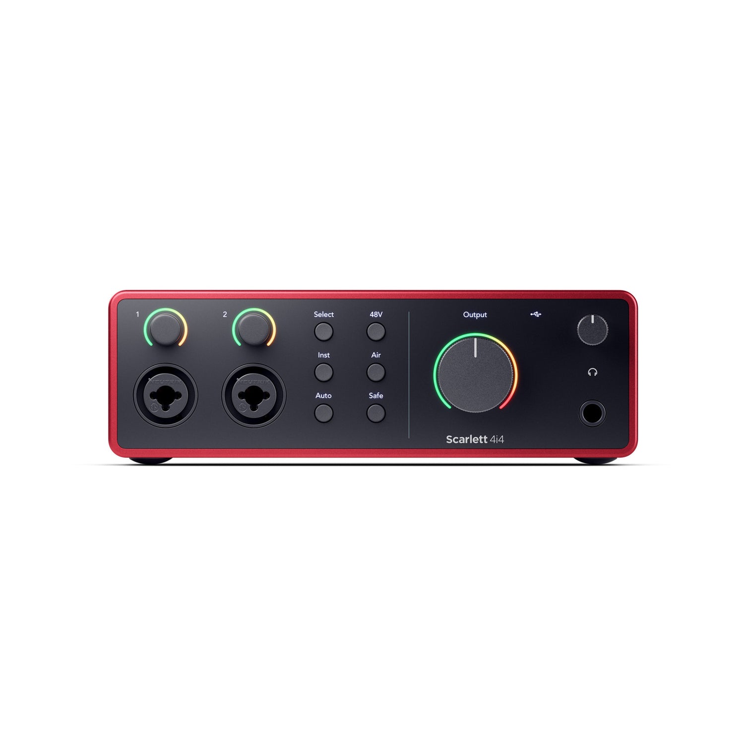 Focusrite Scarlett 4i4 4th Gen USB Audio Interface with Hi-Z Instrument