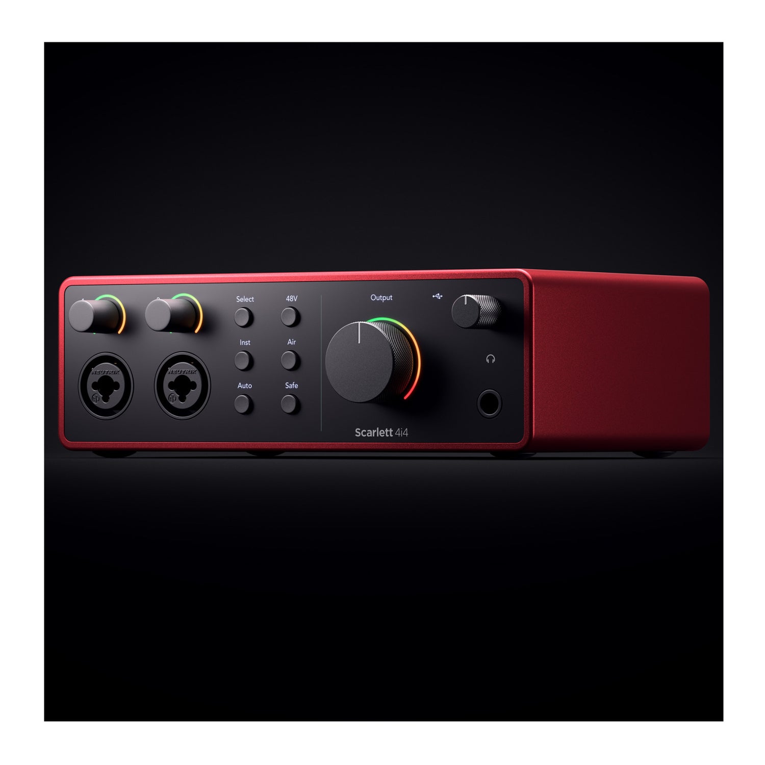 Focusrite Scarlett 4i4 4th Gen USB Audio Interface with Hi-Z Instrument