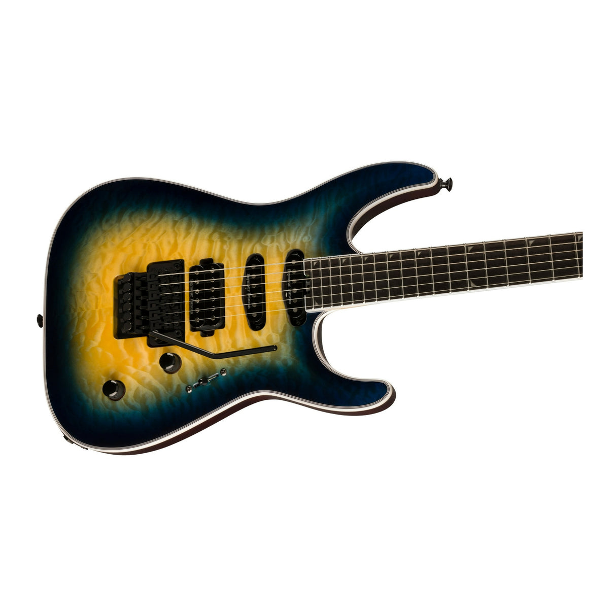 Jackson Pro Plus Series Soloist SLA3Q 6-String Electric Guitar(Amber Blue Burst)