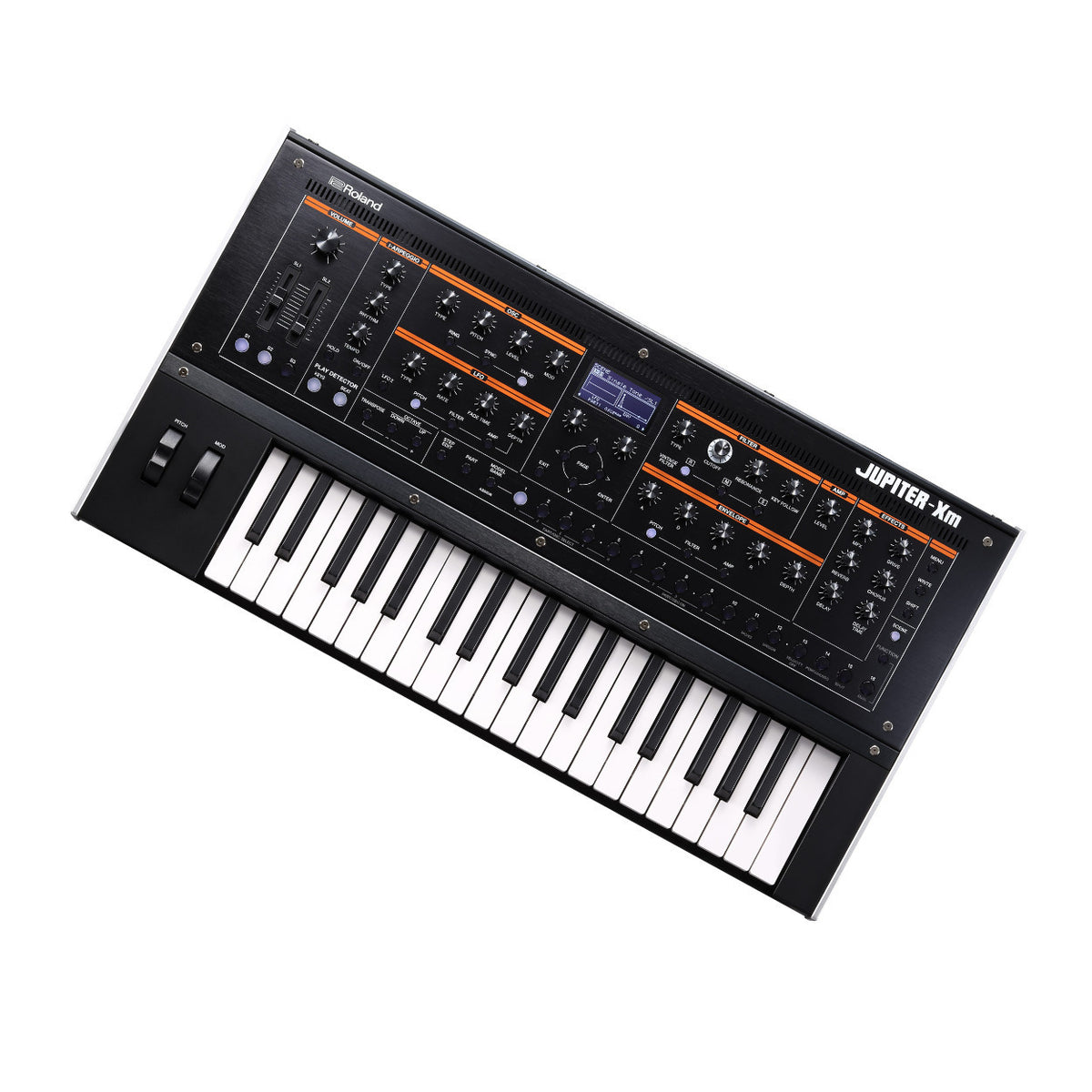Roland JUPITER-XM 37-Key Keyboard Synthesizer with XLR Cables and MIDI Cables (Open Box)