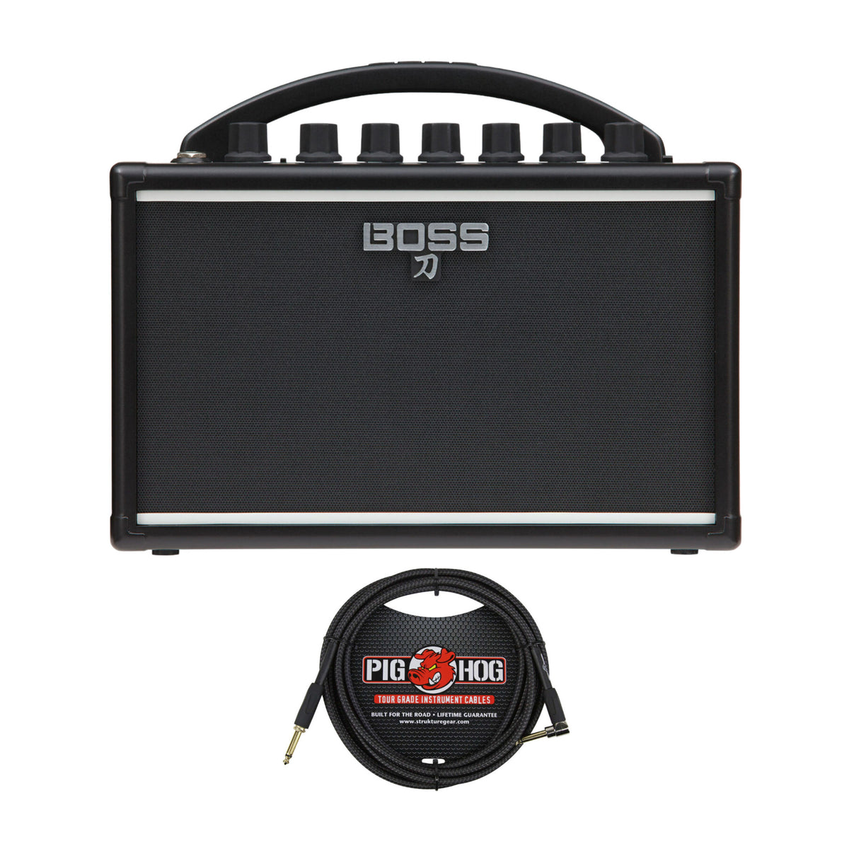 Boss Katana-Mini 7-Watt Portable Combo Amplifier with Guitar Cable