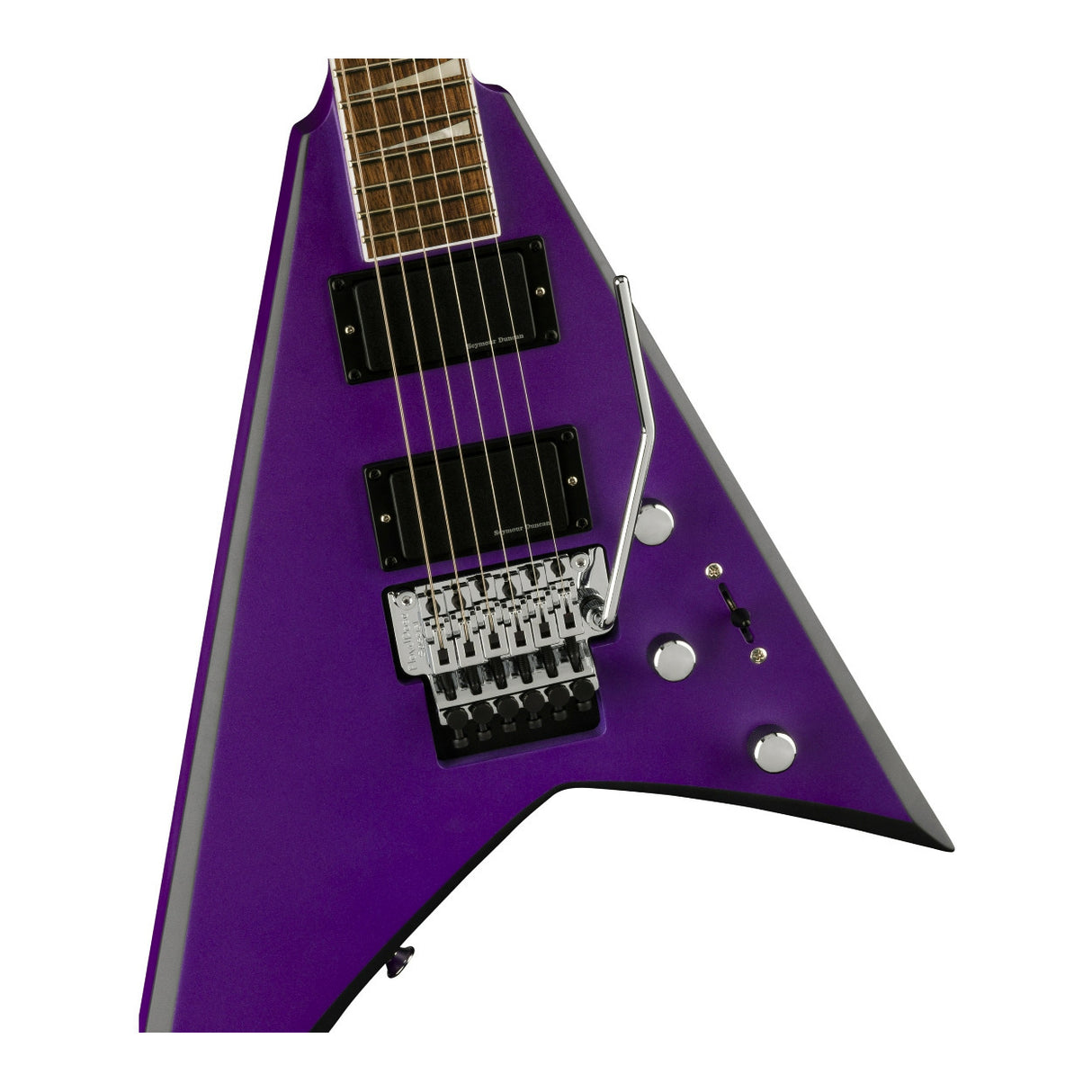 Jackson X Rhoads RRX24 6-String Guitar (Purple Metallic with Black Bevels)