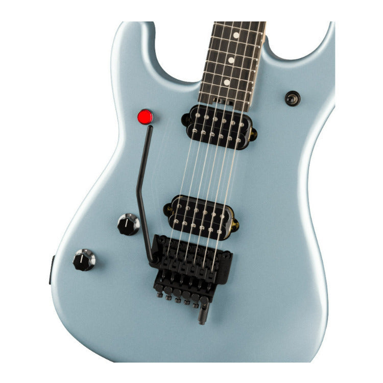 EVH 5150 Series Standard Guitar (Left-Handed, Ice Blue Metallic) with Case