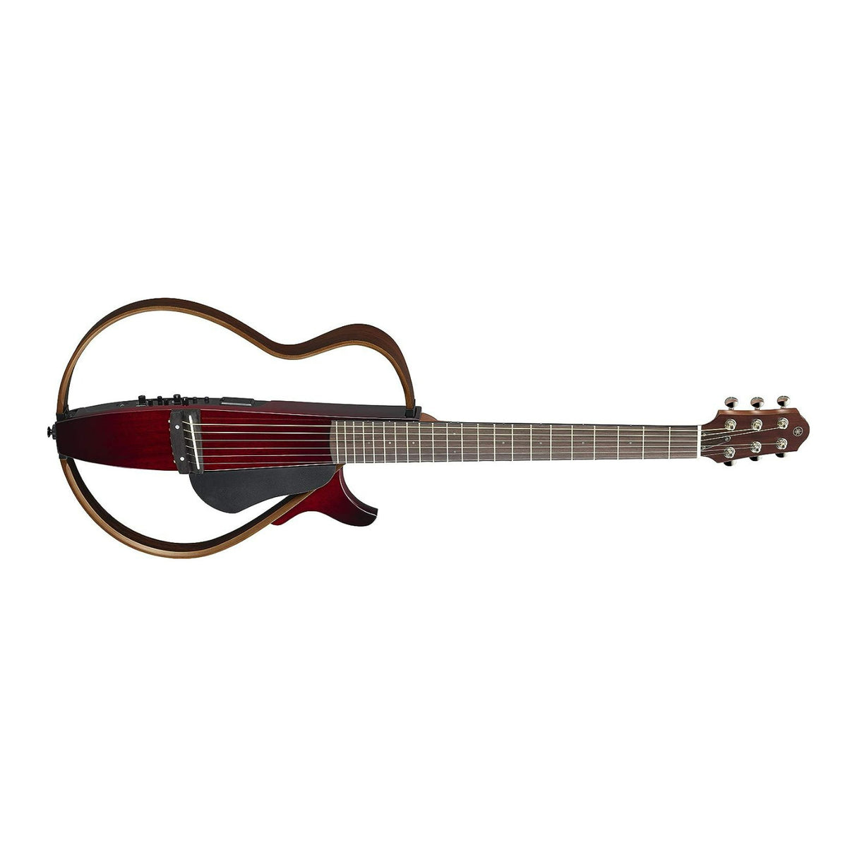 Yamaha SLG200S 6-Steel String Silent Guitar (Right-Handed, Crimson Red Burst)