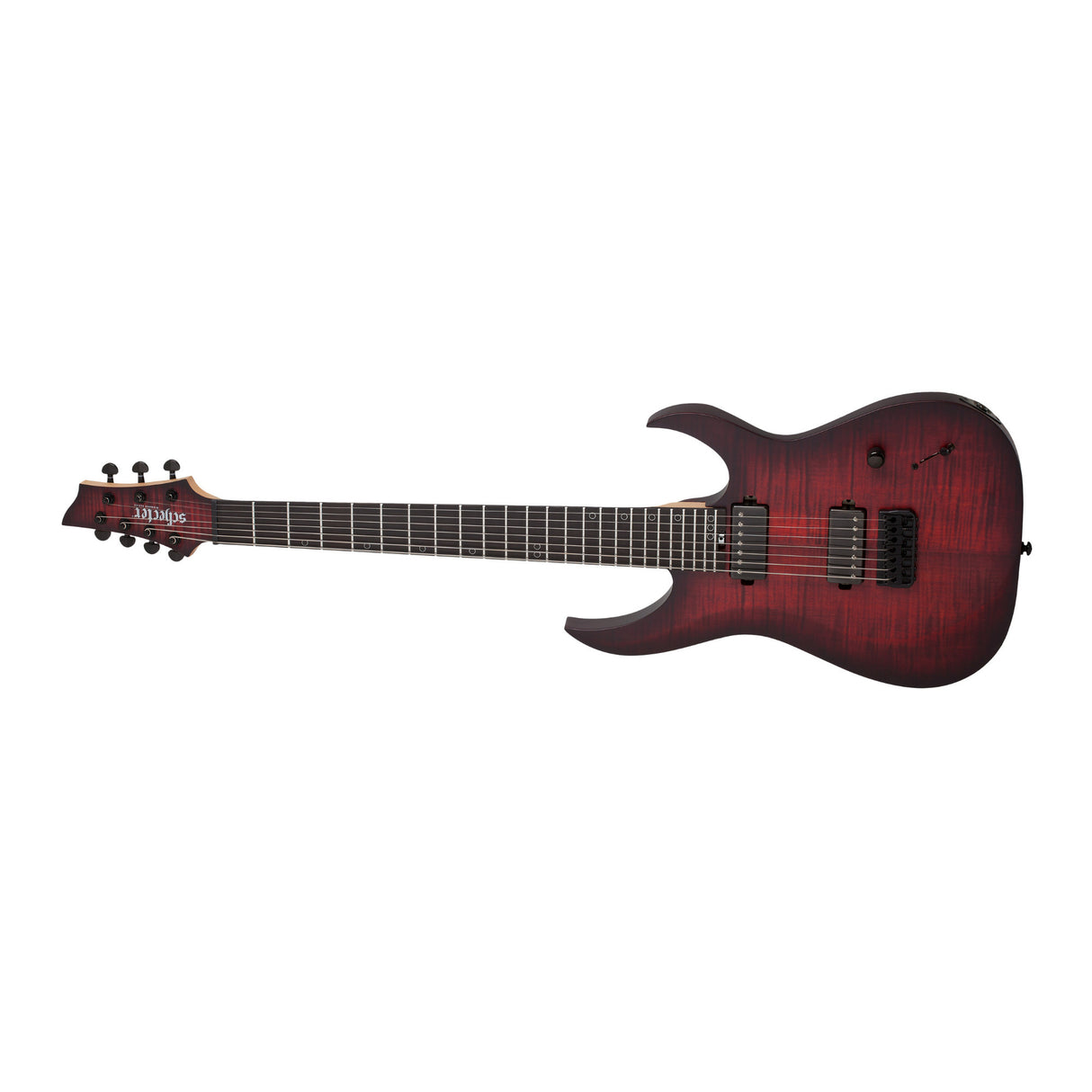 Schecter Sunset-7 Extreme 7-String Electric Guitar (Right-Handed, Scarlet Burst)